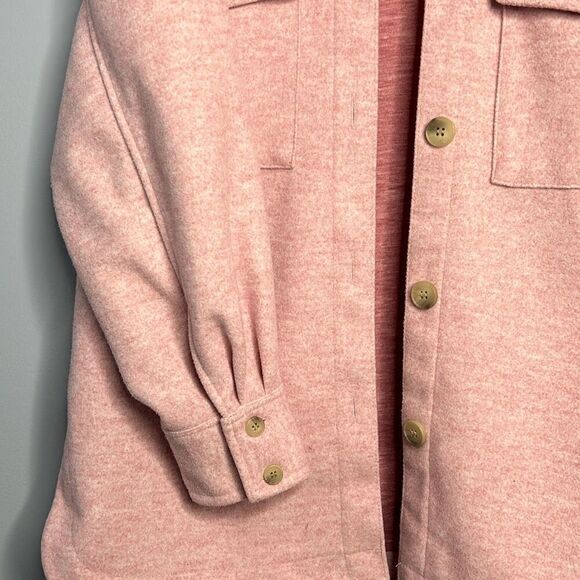 H&M Pink Button Up Shacket - Picture 5 of 10
